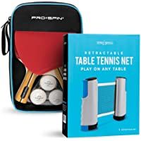 Juego de 2 o 4 palas de ping pong- juego de ping pong de alto rendimiento con palas de tenis de mesa premium- pelotas de…